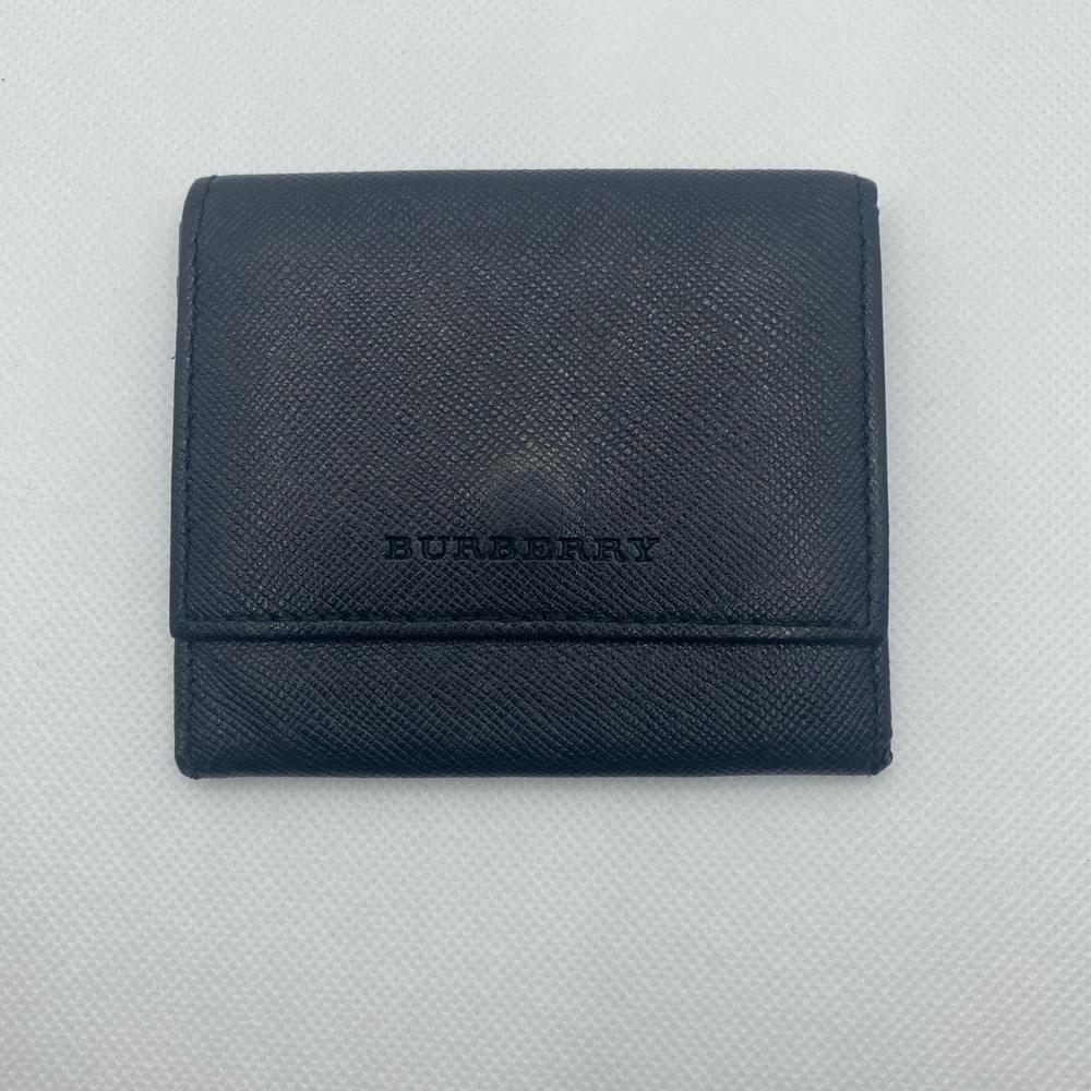 Burberry Black Textured Small Wallet